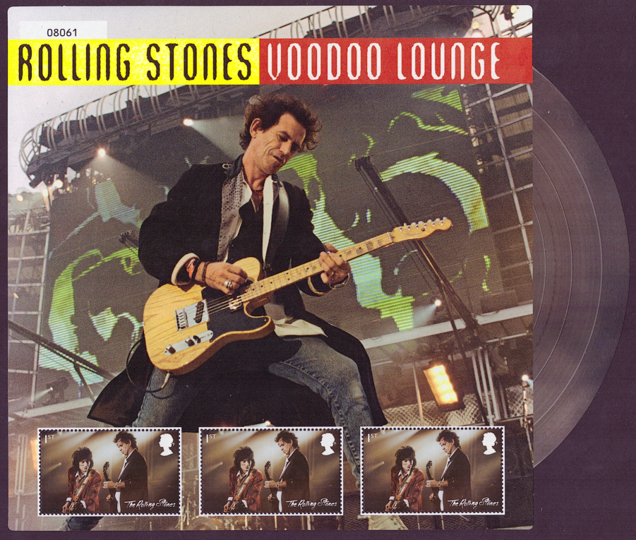 2022 Rolling Stones - Voodoo Lounge Royal Mail Fan Sheet
